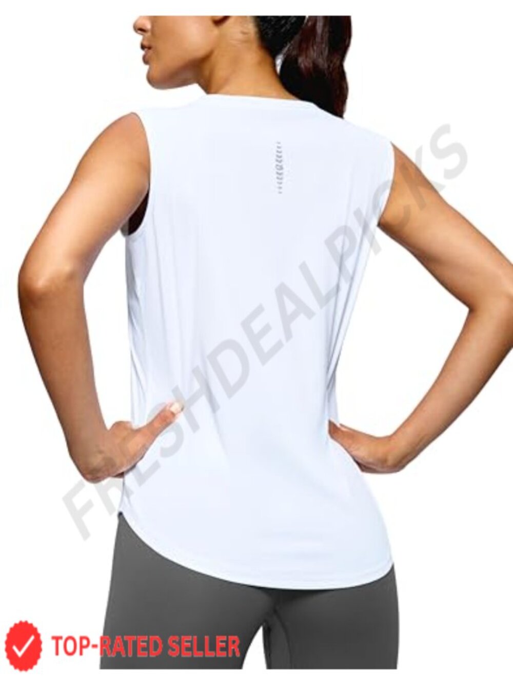 Sleeveless Workout Tank Top Lightweight Athletic Running Gym Yoga